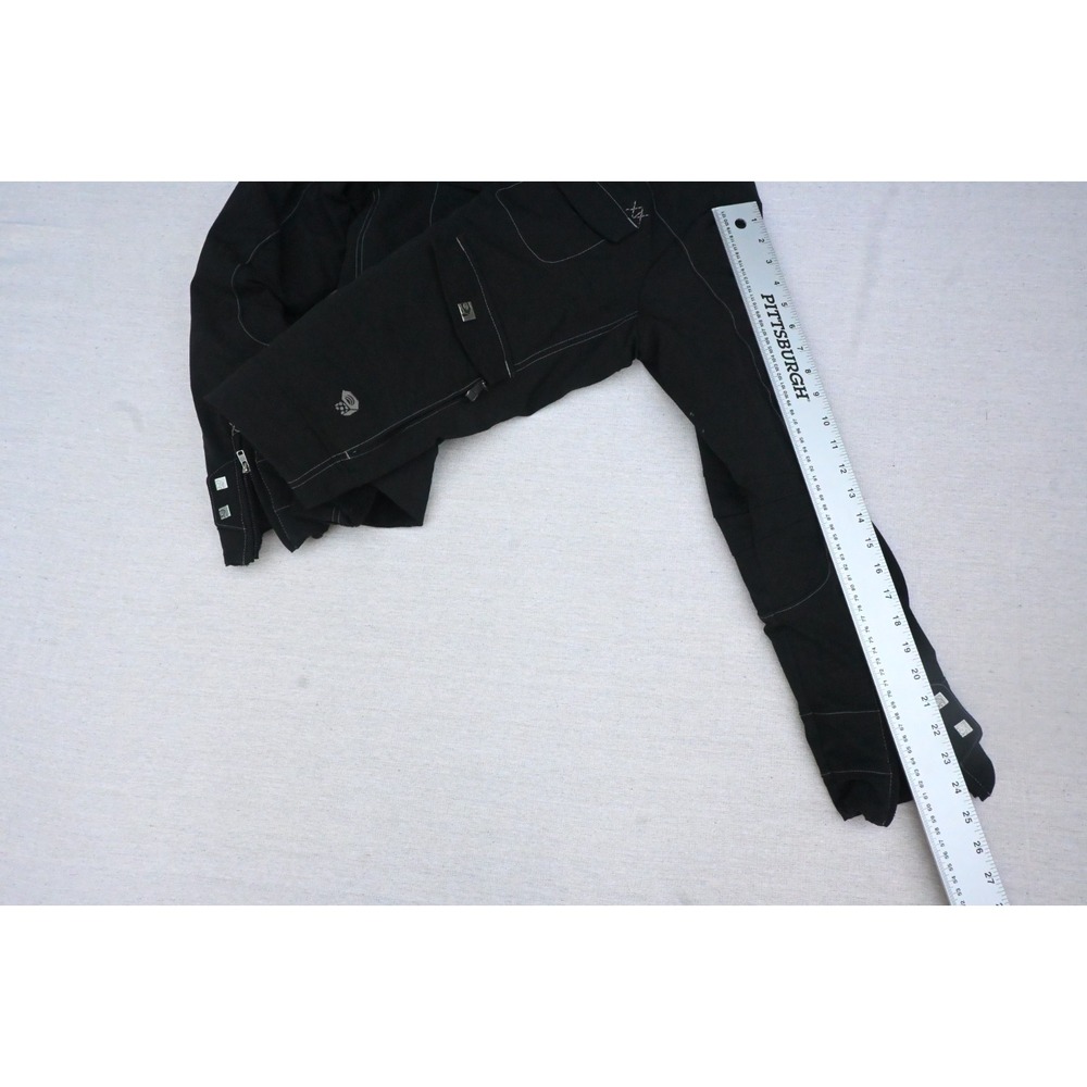 Mountain Hardwear Womens L Black Softshell Jacket Hooded Fleece Lined Sleek - Picture 4 of 16